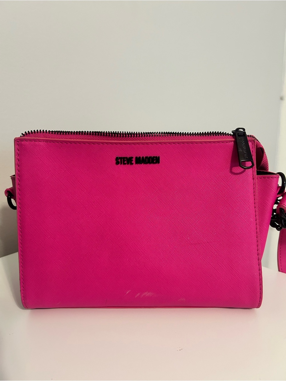 Steve Madden Fuchsia Pink Crossbody Bag